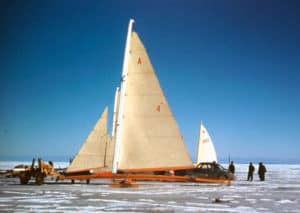 Mary B on ice. Unknown location